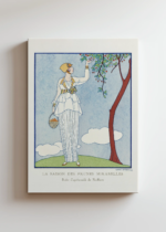 La Saison des Prunes Mirabelles George Barbier obraz na płótnie