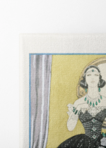 Dama Kameliowa George Barbier Art Deco obraz na płótnie