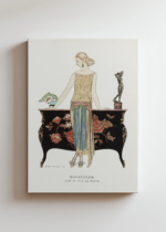 Art Deco Rosalinde George Barbier 1922 moda obraz na płótnie