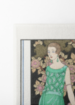 Art Deco George Barbier La Première Imprudence obraz na płótnie