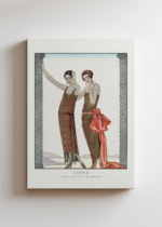 Vesper George Barbier 1922 moda Art Deco Worth obraz na płótnie