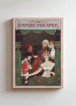 teatralny The Empire Theatre 1922 George Barbier art déco obraz na płótnie