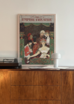 teatralny The Empire Theatre 1922 George Barbier art déco obraz na płótnie