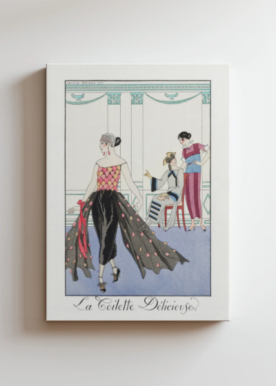 La Toilette Délicieuse George Barbier Art Deco 1921 obraz na płótnie
