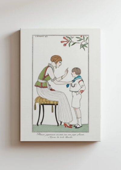 George Barbier matka z dzieckiem art déco 1913 obraz na płótnie