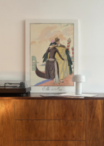Art Deco Ona i On Elle et Lui George Barbier 1921 gondola obraz na płótnie