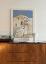 Fletnia Pana La Flûte de Pan George Barbier Art Deco Grecja Akropol obraz na płótnie