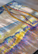 Zbliżenie na detale plakatu: Henri-Edmond Cross pointylizm krajobraz śródziemnomorski