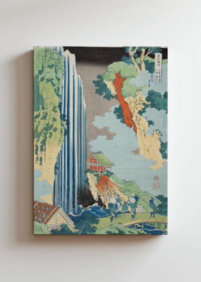 Ono no Takamura wodospad Katsushika Hokusai obraz na płótnie
