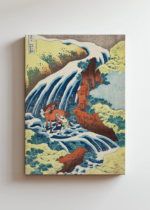 Wodospad Yoshitsune Katsushika Hokusai ukiyo-e obraz na płótnie