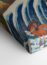 Wodospad Yoshitsune Katsushika Hokusai ukiyo-e obraz na płótnie