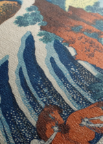 Wodospad Yoshitsune Katsushika Hokusai ukiyo-e obraz na płótnie