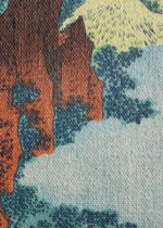Wodospad Yoshitsune Katsushika Hokusai ukiyo-e obraz na płótnie