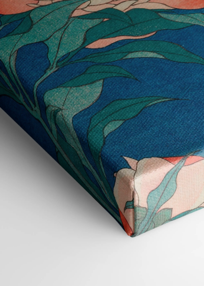 Piwonie i kanarek Katsushika Hokusai ukiyo-e obraz na płótnie