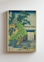 DUPLIKAT Plakat Wodospad Aoigaoka Tōtōmi Katsushika Hokusai ukiyo-e obraz na płótnie