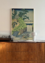 DUPLIKAT Plakat Wodospad Aoigaoka Tōtōmi Katsushika Hokusai ukiyo-e obraz na płótnie