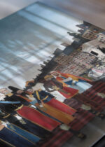 Zbliżenie na detale plakatu: Przedstawiciele ludów Henri Rousseau naiwizm reprint