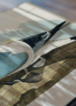 Zbliżenie na detale plakatu: Kittiwake Gull - John James Audubon Birds of America