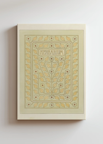 Herbarium Julie de Graag botaniczny wzór vintage obraz na płótnie