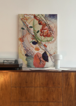 Wassily Kandinsky Aquarell abstrakcja kolorowe kształty obraz na płótnie