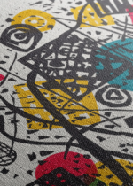 Kandinsky Małe Światy V (Kleine Welten V) abstrakcja geometryczna obraz na płótnie