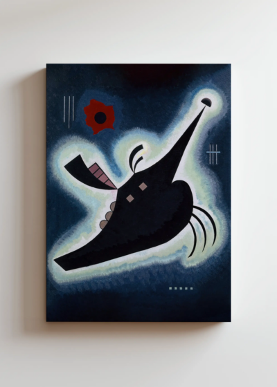 Kandinsky Spiczasta czerń (Spitzes Schwarz) 1931 abstrakcyjny obraz na płótnie