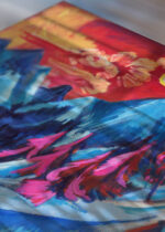 Zbliżenie na detale plakatu: Zimowy pejzaż w świetle księżyca Ernst Ludwig Kirchner alpejski