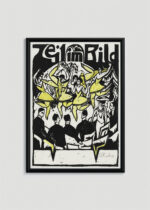 Plakat w drewnianej czarnej ramce: Tancerki w Pałacu Lodowym 1912 Ernst Ludwig Kirchner