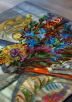 Zbliżenie na detale plakatu: Kirchner Martwa natura z dzbanem i afrykańską misą