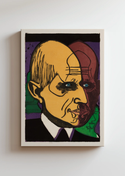 Głowa Dr. Bauera (Kopf Dr. Bauer) Ernst Ludwig Kirchner obraz na płótnie