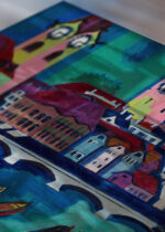 Zbliżenie na detale plakatu: Zurych Szwajcaria 1926 Ernst Ludwig Kirchner