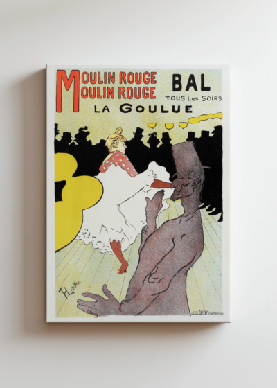 Moulin Rouge La Goulue Henri de Toulouse-Lautrec vintage obraz na płótnie