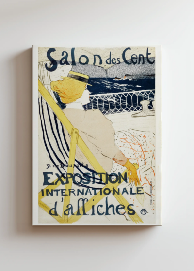 Salon des Cent Toulouse-Lautrec kobieta na leżaku obraz na płótnie
