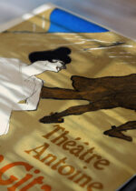 Zbliżenie na detale plakatu: La Gitane Henri de Toulouse-Lautrec vintage teatralny