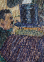 kawiarnia paryska Toulouse-Lautrec belle époque vintage obraz na płótnie