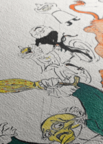 Toulouse-Lautrec vintage kabaretowy Paryż Montmartre byk obraz na płótnie