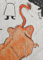 Toulouse-Lautrec vintage kabaretowy Paryż Montmartre byk obraz na płótnie