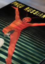 Zbliżenie na detale plakatu: Czerwony Diabełek Leonetto Cappiello 1906