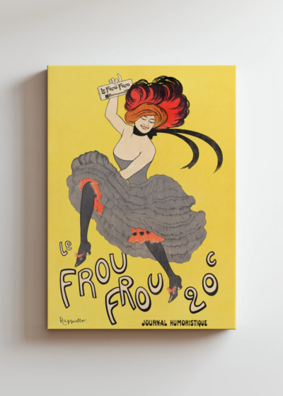 Le Frou Frou Leonetto Cappiello tancerka can-can obraz na płótnie