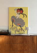 Le Frou Frou Leonetto Cappiello tancerka can-can obraz na płótnie
