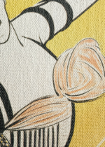 Leonetto Cappiello tancerka belle époque żółty obraz na płótnie
