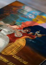 Zbliżenie na detale plakatu: Marie Brizard likier Leonetto Cappiello 1920