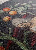 Leonetto Cappiello mężczyzna z pomarańczami vintage obraz na płótnie