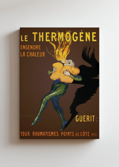Le Thermogène Leonetto Cappiello 1909 vintage obraz na płótnie