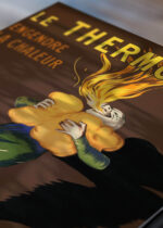 Zbliżenie na detale plakatu: Le Thermogène Leonetto Cappiello 1909 vintage