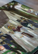 Zbliżenie na detale plakatu: Maurice Denis Pierwsza Komunia Św. Lopoldine Fourqueux 1933