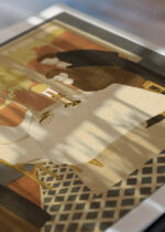 Zbliżenie na detale plakatu: Maurice Denis Pielgrzymi z Emmaus 1895