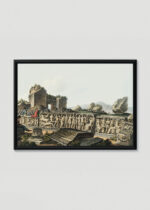 Plakat w drewnianej czarnej ramce: XVIII-wieczne sarkofagi Luigi Mayer Orient