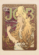 Plakat JOB Alfons Mucha secesja kobieta Art Nouveau