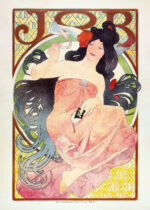 Plakat Job Alfons Mucha 1896 secesja Art Nouveau